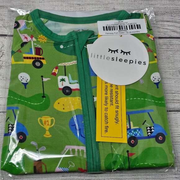 Little Sleepies Other - NIB Little Sleepies Fairway Fun Zippy Size 12-18 months